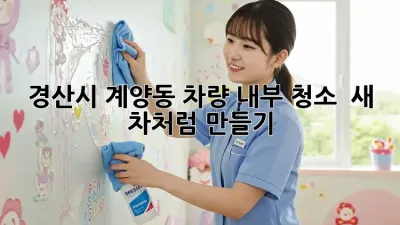 ✨ 경산시 계양동 차량 내부 청소, ✨ 새 차처럼 만들기! 🚗💨